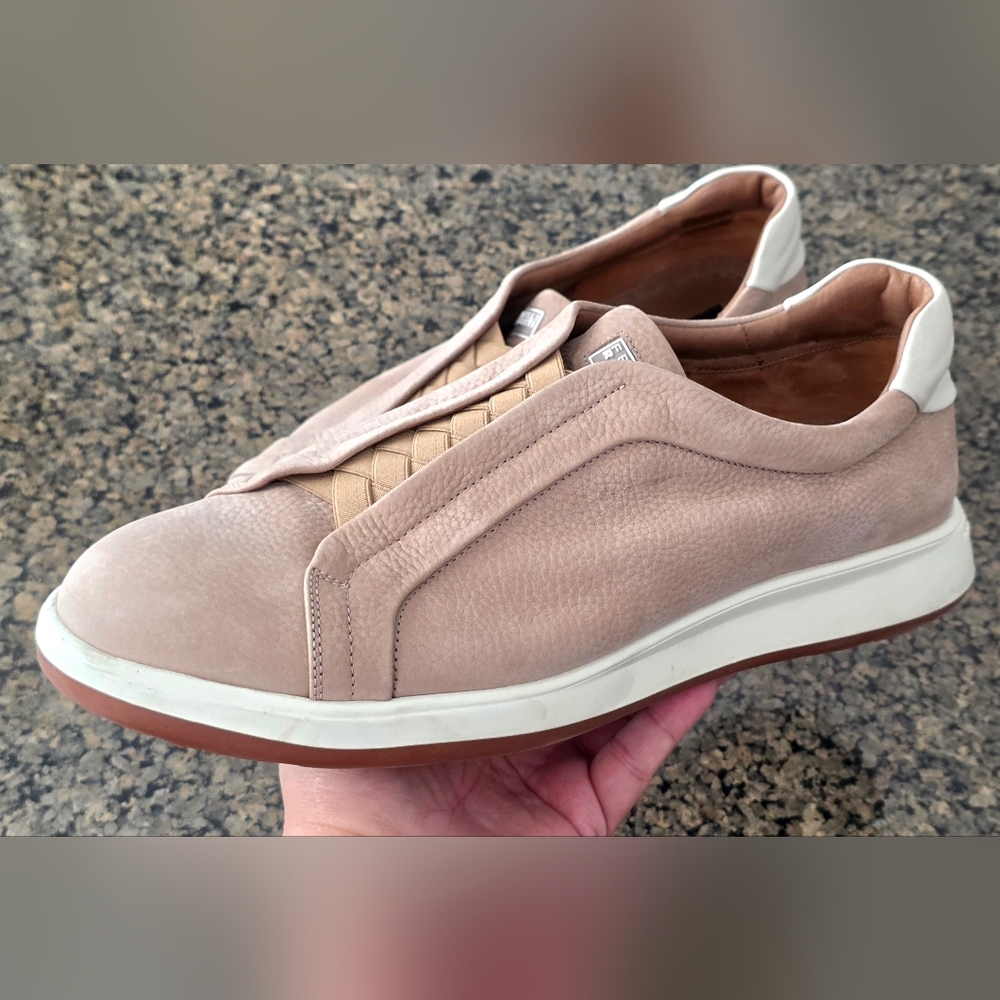 Fratelli Rossetti Men's Nubuck Sneakers Size 11.5 12.5 US Designer 47114 411 Bei